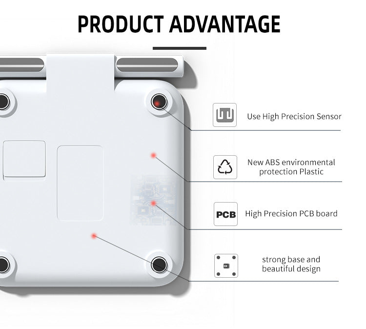 8-Elektroden-Smart-Körperfettwaage