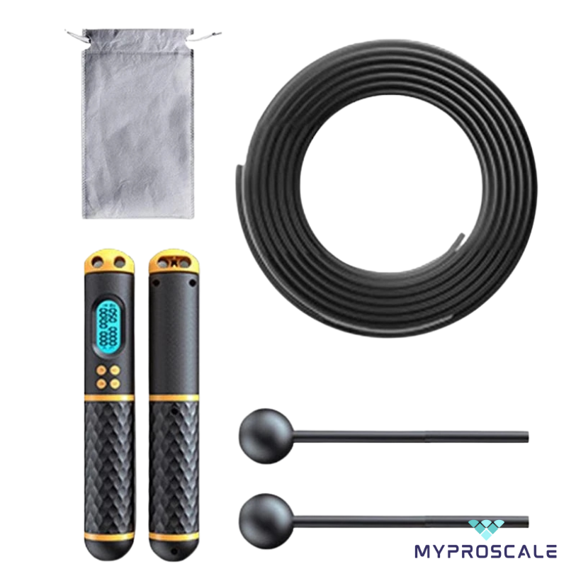 MyProScale™ - 2-in-1 skipping rope with digital counters